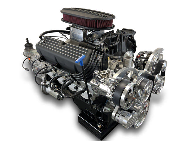 BluePrint Engines Ford Small Block Compatible 347 C.I. Standard Dressed - TKX Manual Transmission - Polished Pulley Kit - Fuel Injected