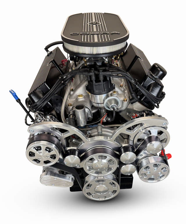 Ford Small Block Compatible 427 C.I. Cobra Edition - TKX Manual Transmission - Polished Pulley Kit - Carbureted