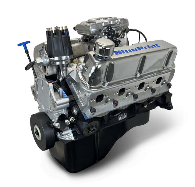 BluePrint Engines Ford Small Block Compatible 347 C.I. Base Dressed - Front Sump Oil Pan - Fuel Injected