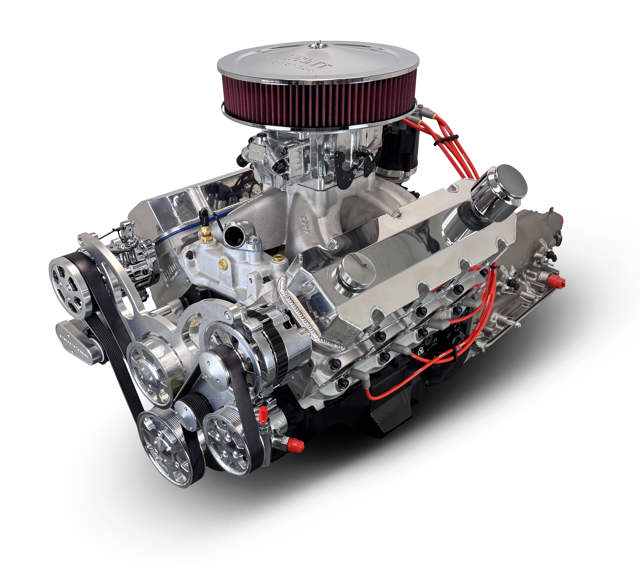 GM Big Block Compatible 598 c.i. Engine and 4L80E Automatic Transmission - 741 Horsepower - Standard Edition Builder Series - Polished Pulley Kit - Fuel Injected