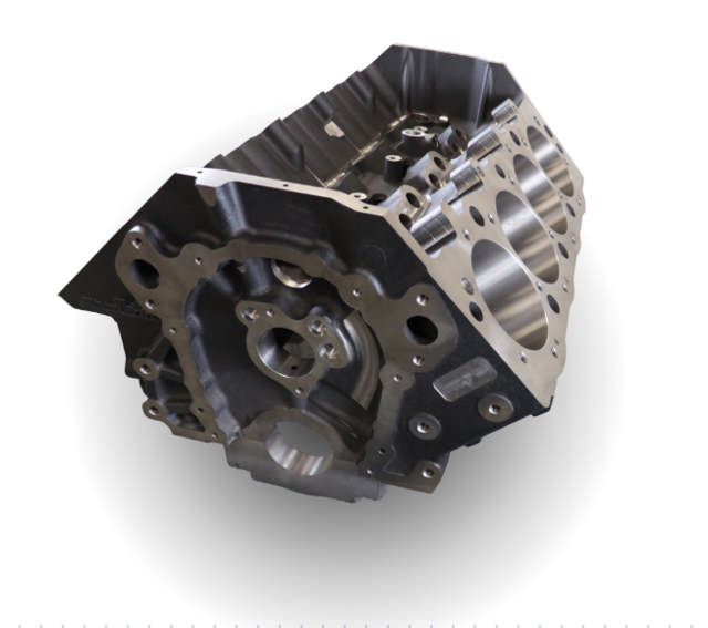 BluePrint Engines GM Big Block Compatible Bare Block – 10.200 Deck x 4.500 Bore, 2-Piece Seal, SIAM, Steel Billet Main Caps