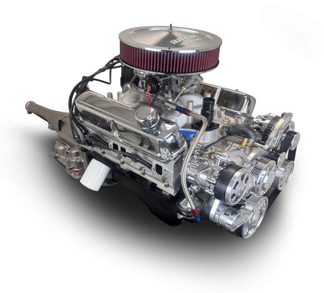 Chrysler Small Block Compatible 408 C.I. Standard Edition - 727 Automatic Transmission - Polished Pulley Kit - Carbureted