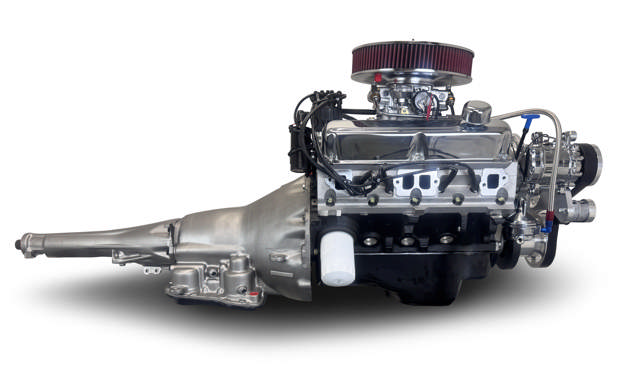 Chrysler Small Block Compatible 408 C.I. Standard Edition - 727 Automatic Transmission - Polished Pulley Kit - Carbureted