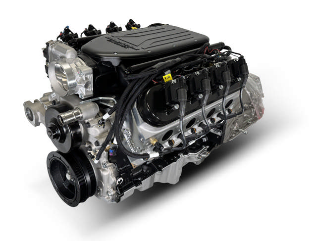 BluePrint Engines GM LS Compatible 376 c.i. Engine and 4L65/70E Automatic Transmission 4WD Ready - Truck Edition Builder Series - Holley Terminator X EFI System