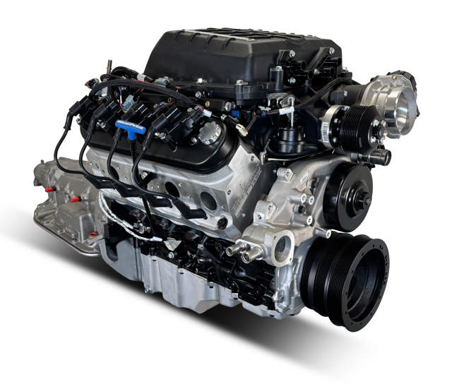 GM LS Compatible 376 c.i. Engine and 4L80E Automatic Transmission - Standard Edition Builder Series - Holley Terminator X EFI