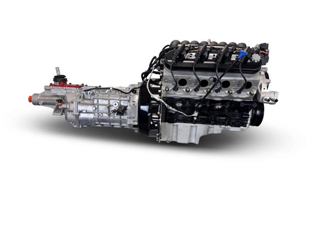 BluePrint Engines GM LS Compatible 427 c.i. Engine and T56 Manual Transmission - Standard Edition Builder Series - Holley Terminator X EFI System