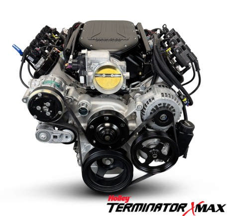BluePrint Engines GM LS Compatible 427 c.i. Engine and TKX Manual Transmission - Standard Edition Builder Series - Natural Pulley Kit - Holley Terminator X EFI System