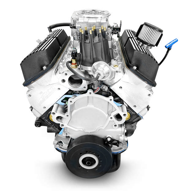 Ford Small Block Compatible 302 C.I. Base Dressed - Front Sump Oil Pan - Bronco Edition - Carbureted