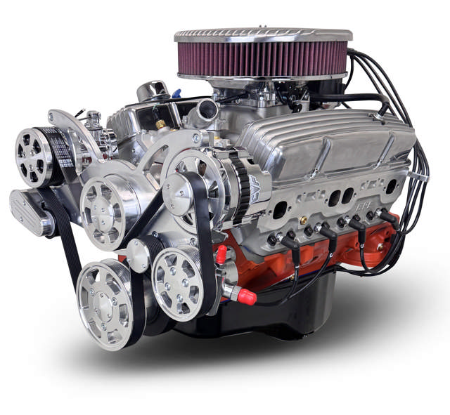 GM Small Block Compatible 327 C.I. Deluxe Dressed - Low Profile - Polished Pulley Kit - Fuel Injected