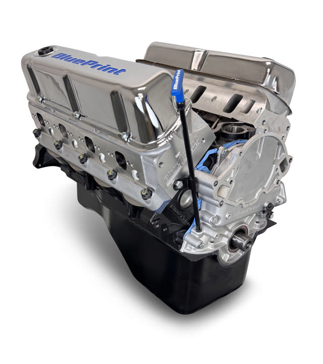 Ford Small Block Compatible 347 C.I. Long Block - Front Sump Oil Pan
