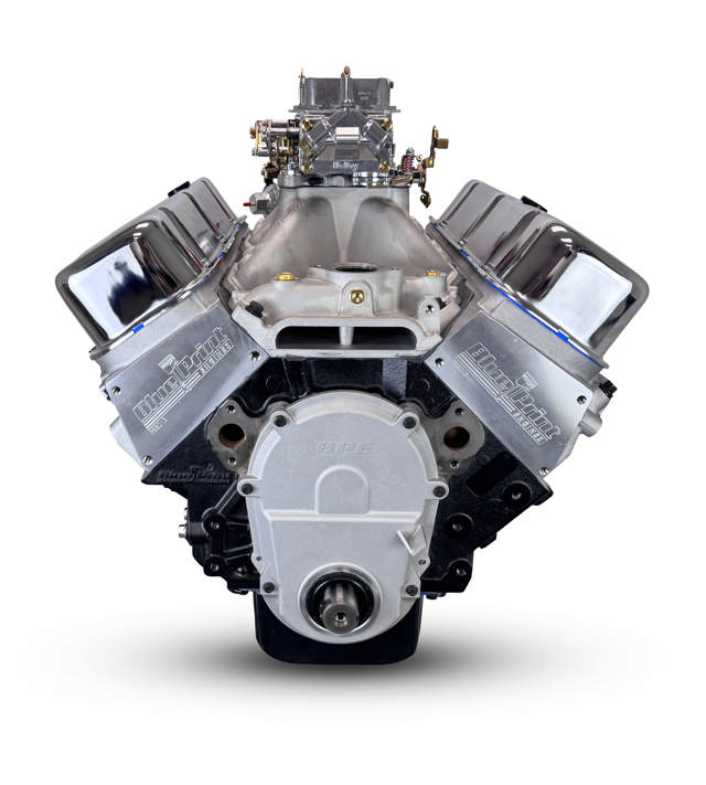 BluePrint Engines GM Big Block Compatible 496 c.i. Engine - 600 Horsepower - Base Dressed - Carbureted