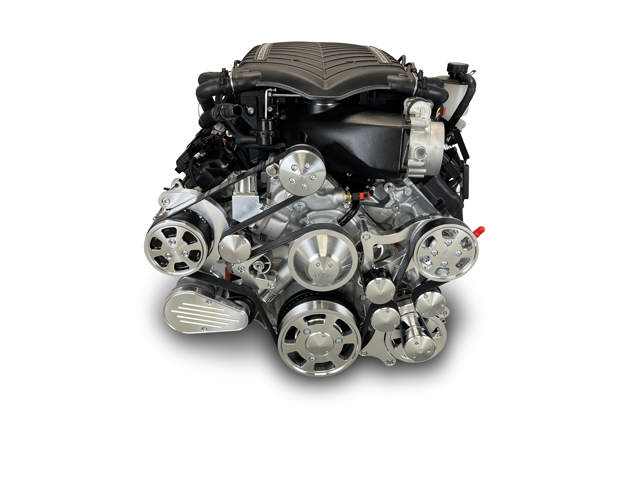Chrysler Hemi Compatible Pro Series 426 C.I. Deluxe Dressed - Polished Pulley Kit - Supercharged