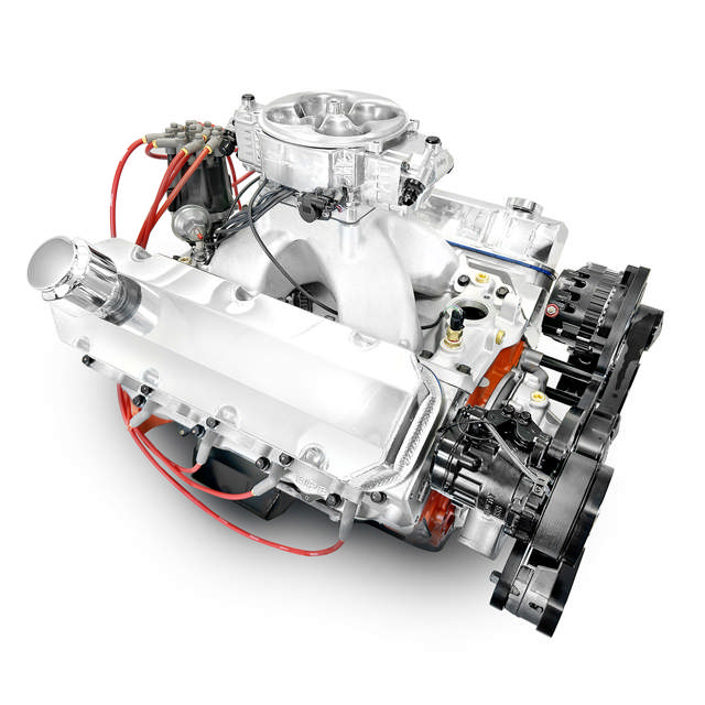GM Big Block Compatible 632 c.i. Pro Series Engine - 815 Horsepower - Deluxe Dressed - Black Pulley Kit - Fuel Injected