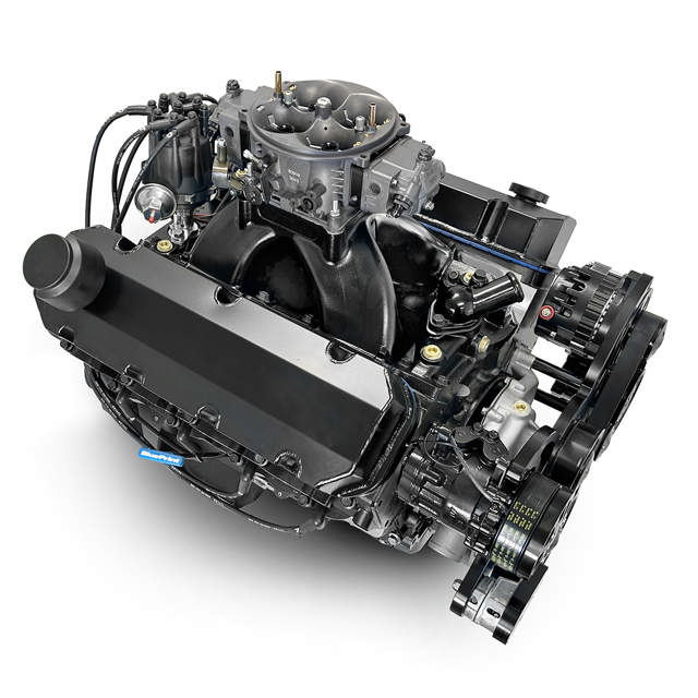 GM Big Block Compatible 632 c.i. Pro Series Engine - 815 Horsepower - Blackout Reaper Edition - Deluxe Dressed - Black Pulley Kit - Fuel Injected