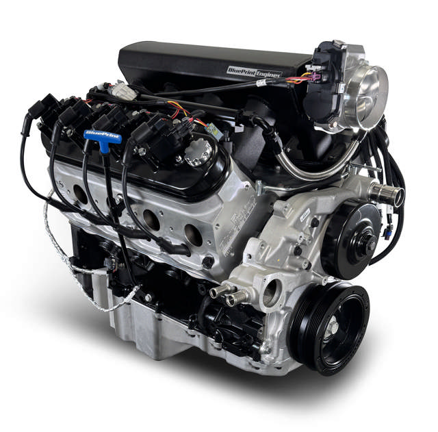 GM LS Compatible 376 c.i. Pro Series Engine - 525 Horsepower - Base Dressed - Holley Terminator X EFI System