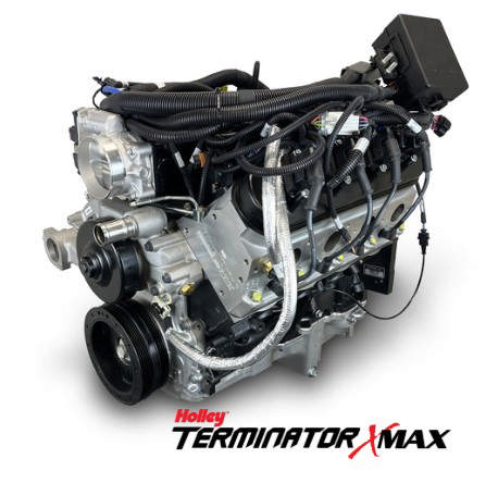GM LS Compatible 376 c.i. Pro Series Engine - 510 Horsepower - Base Dressed - Holley Terminator X EFI System