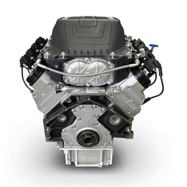 GM LS Compatible 376 c.i. Pro Series Engine - Magnuson TVS2650 - Deluxe Dressed - Black Pulley Kit - Holley Terminator X EFI System