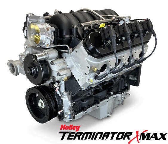 GM LS Compatible 427 c.i. Pro Series Engine - GM Plastic Intake - Base Dressed - Holley Terminator X EFI System