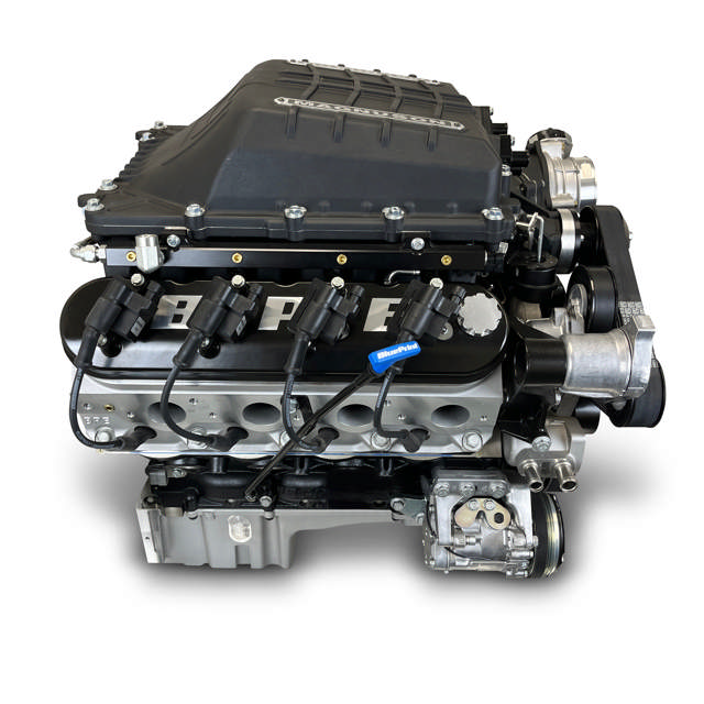 GM LS Compatible 427 c.i. Pro Series Engine - 800 Horsepower - Deluxe Dressed - Black Pulley Kit - Holley Terminator X EFI System