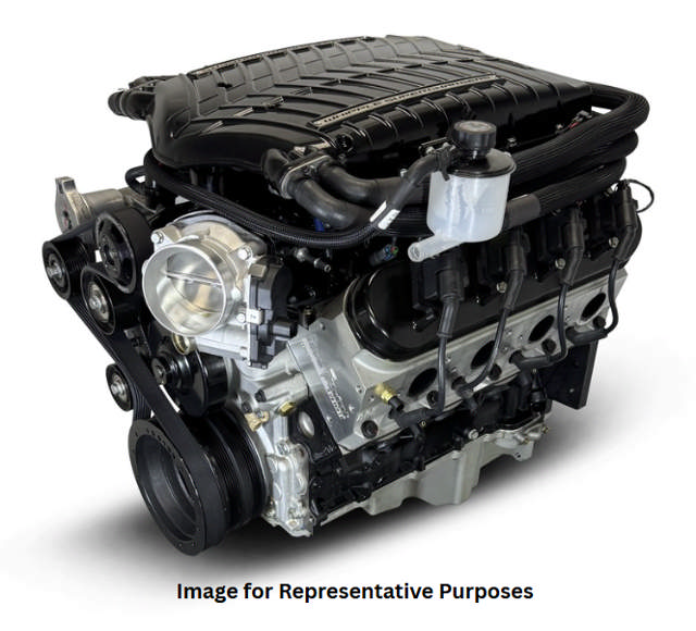 GM LS Compatible 376 c.i. Pro-Series Engine and T56 Manual Transmission - Gen 6 / 3.0 Whipple - Standard Edition Builder Series - Natural Pulley Kit - Holley Terminator X EFI System